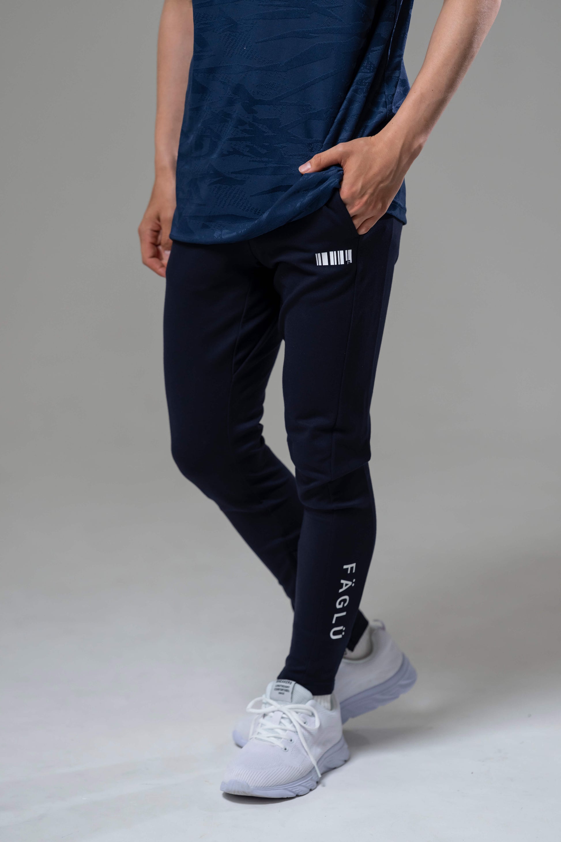 Stretch Jogger Pants [Navy]