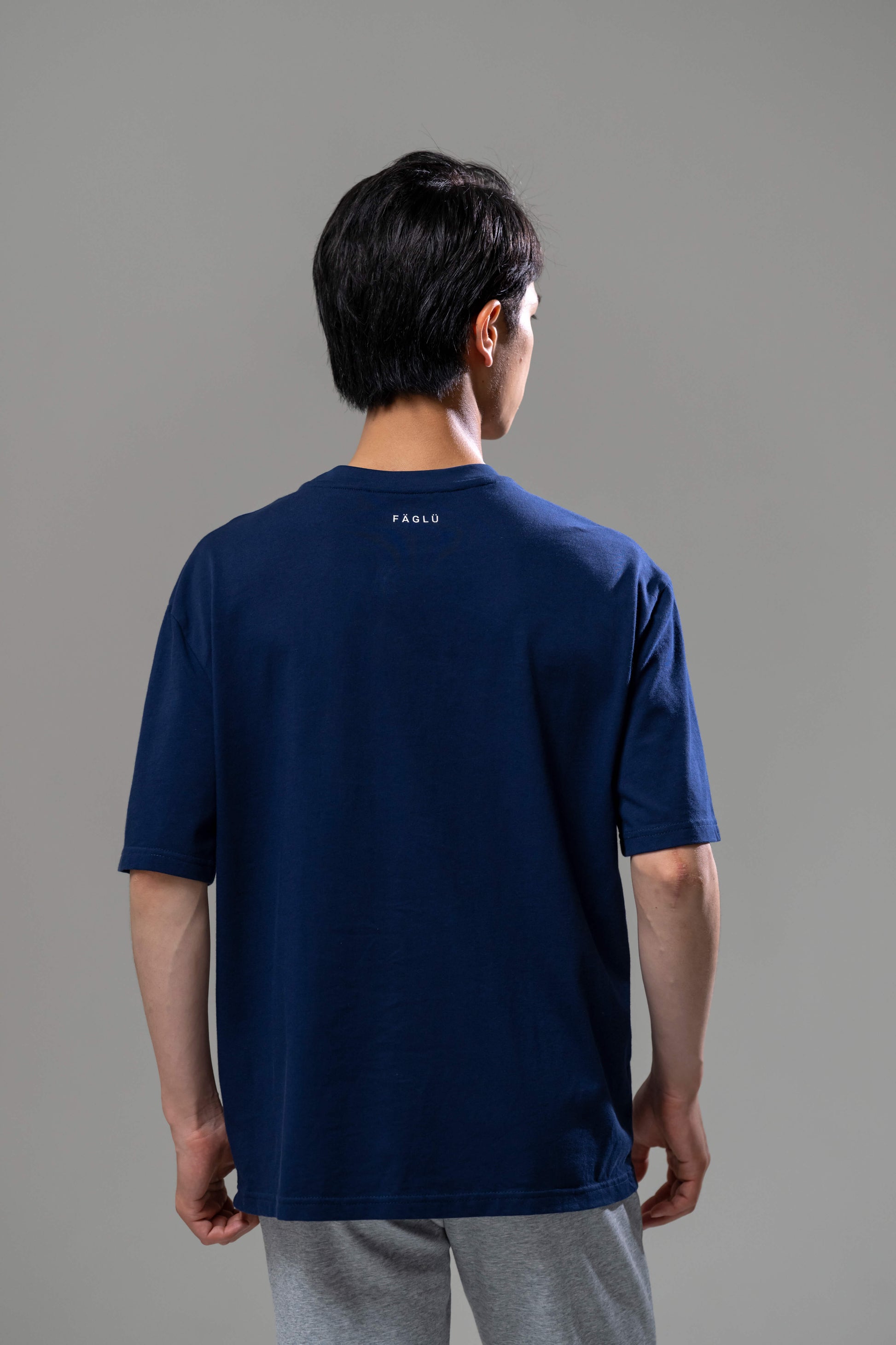 Cotton Oversized T-Shirt [Navy]