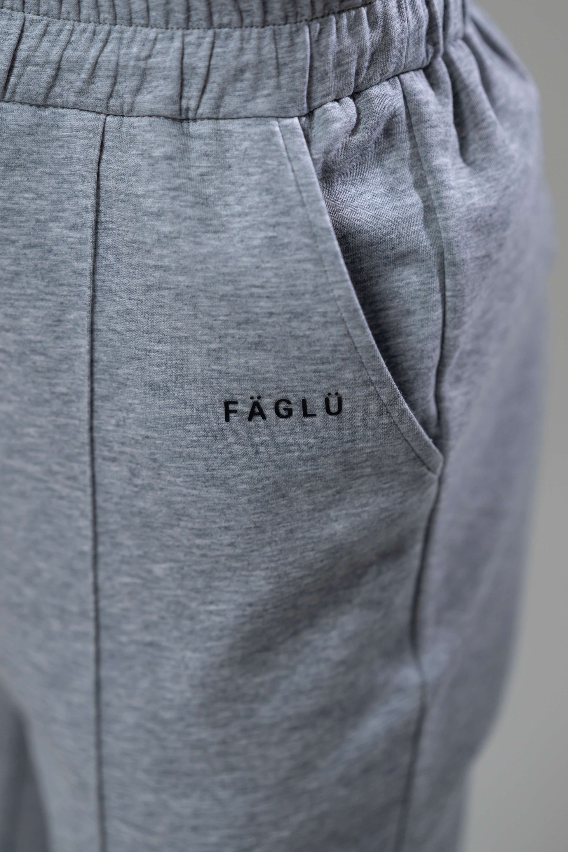 Slacks-Style Casual Pants [Grey]