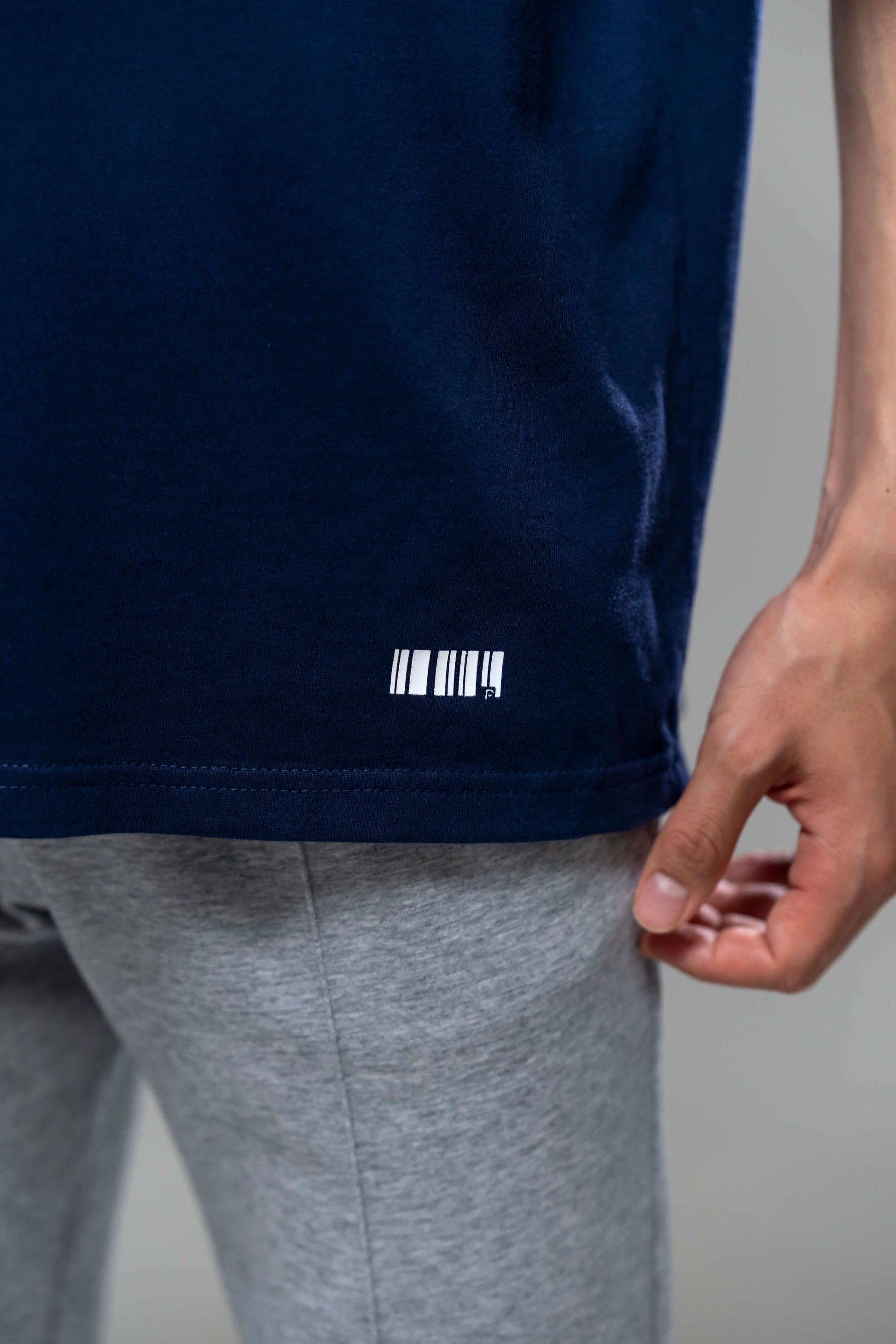 Cotton Oversized T-Shirt [Navy]