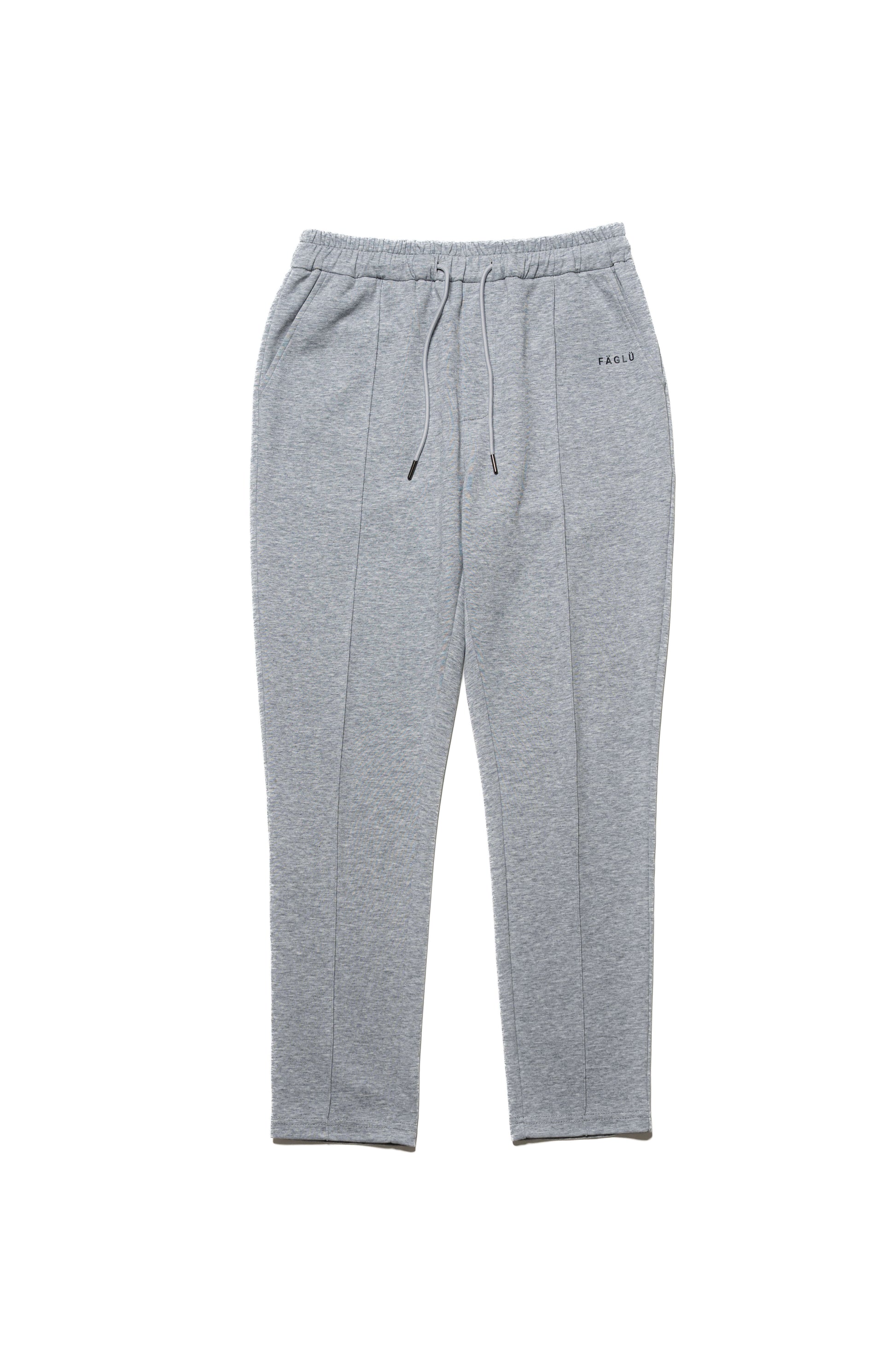 Slacks-Style Casual Pants [Grey]
