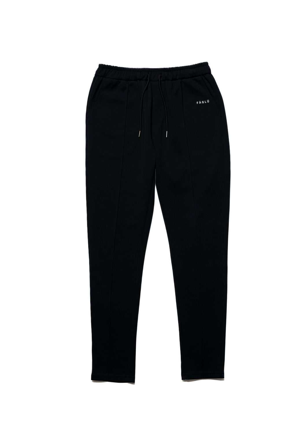 Slacks-Style Casual Pants [Black]