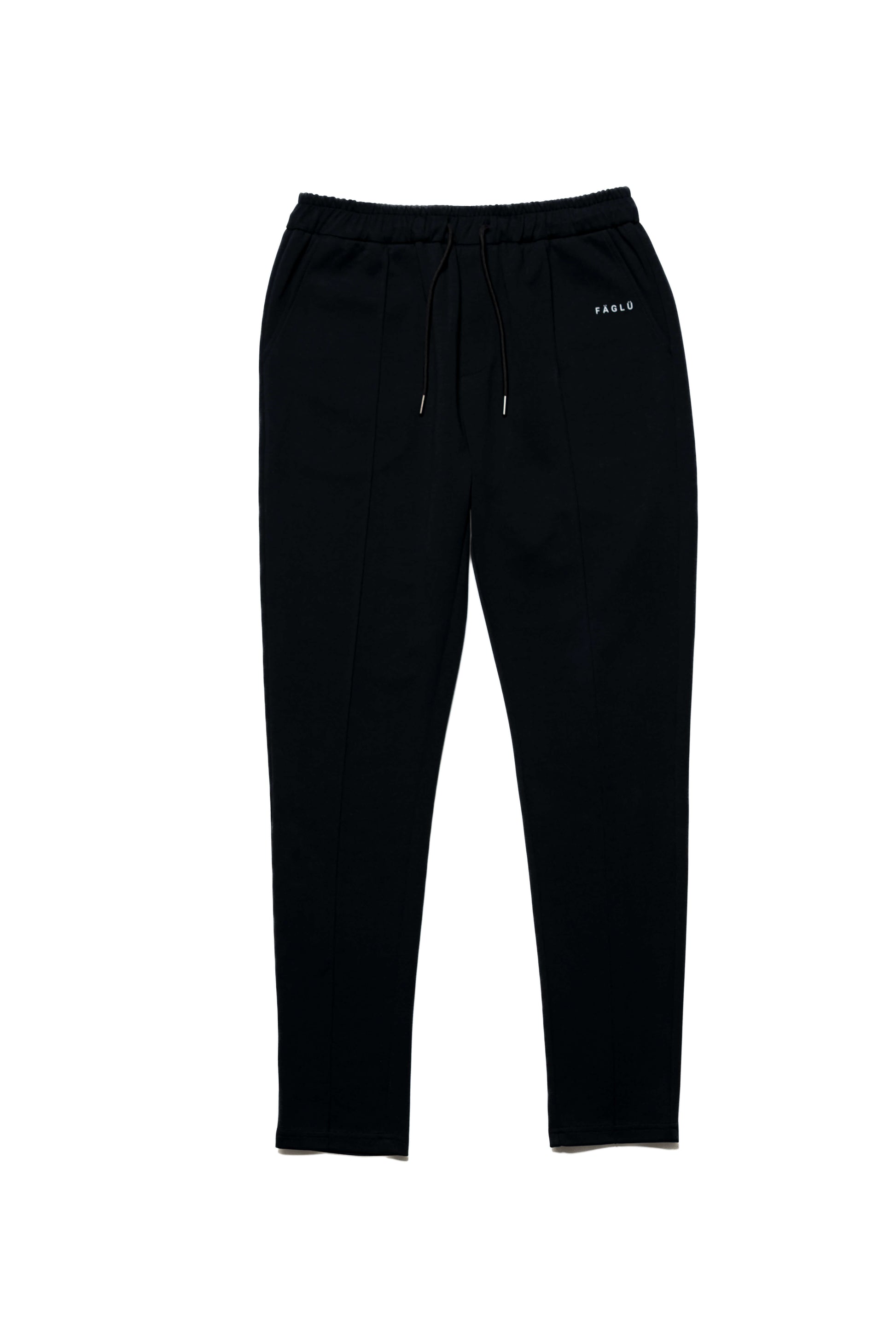 Slacks-Style Casual Pants [Black]