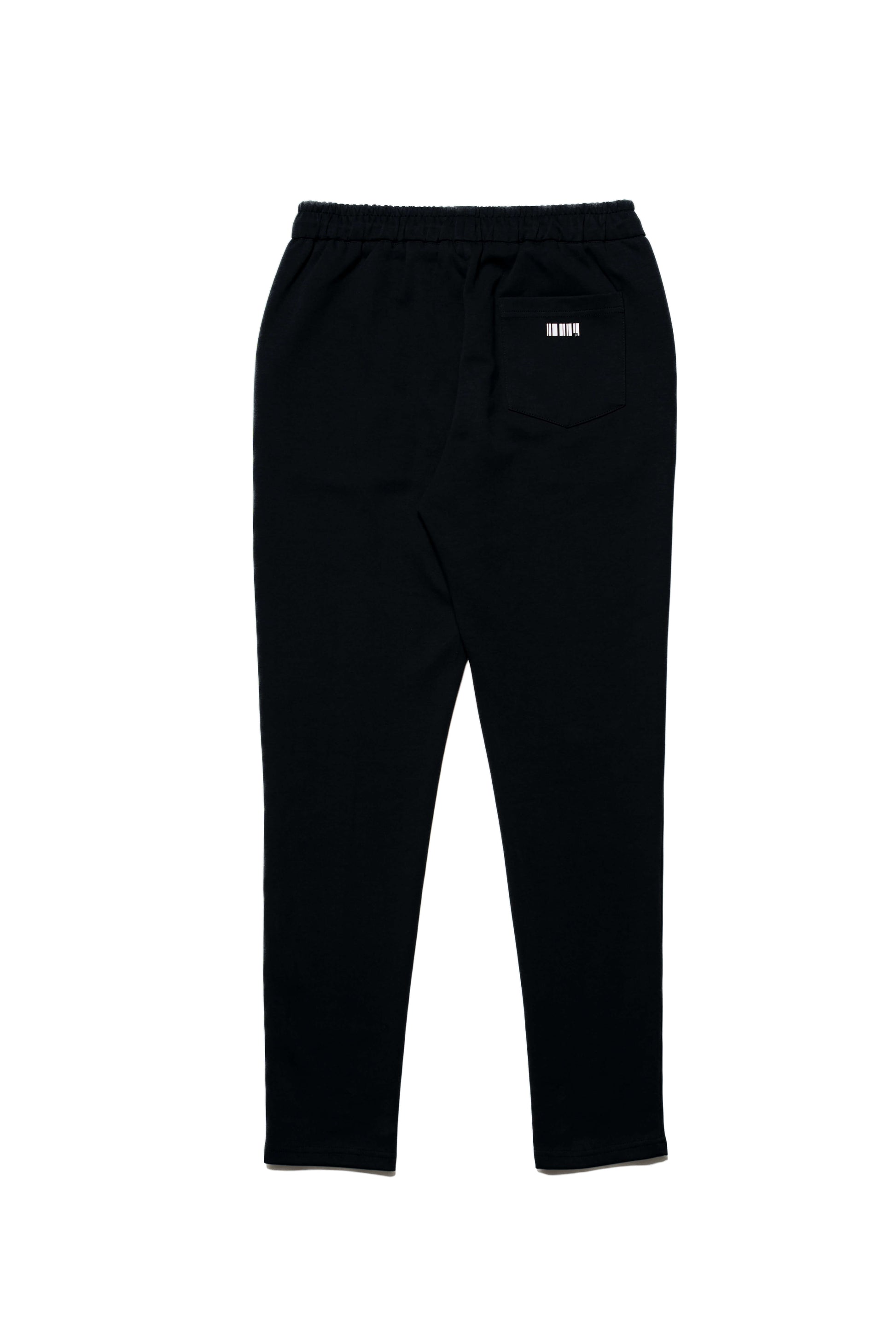 Slacks-Style Casual Pants [Black]