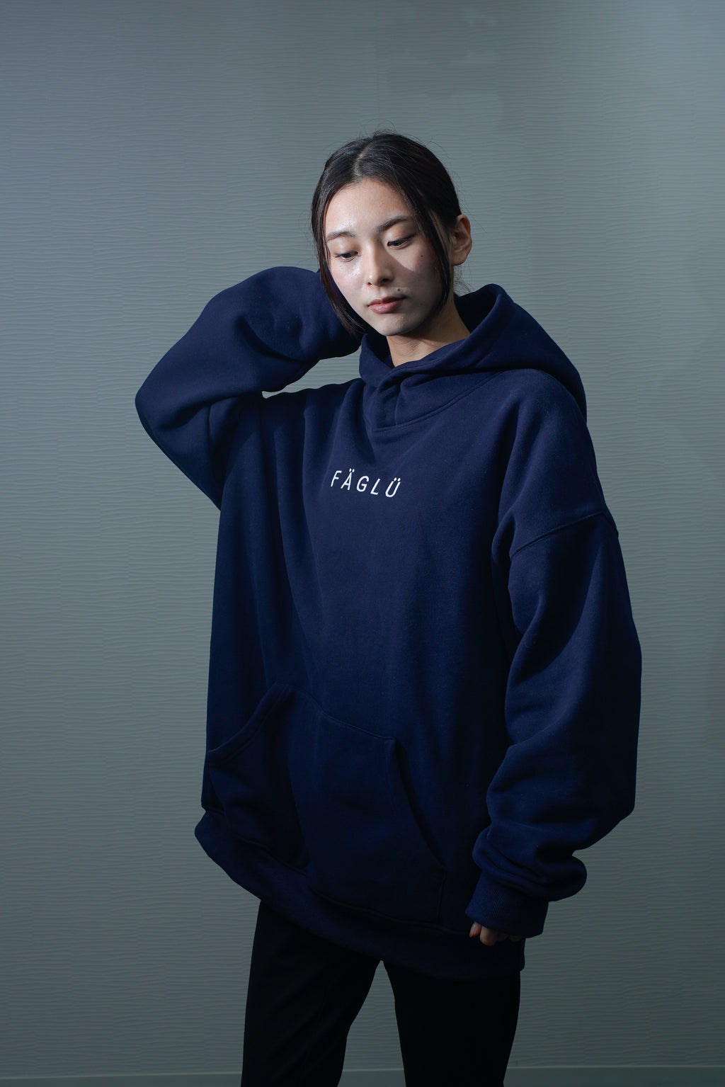 プルオーバースウェットフーディー [Navy]