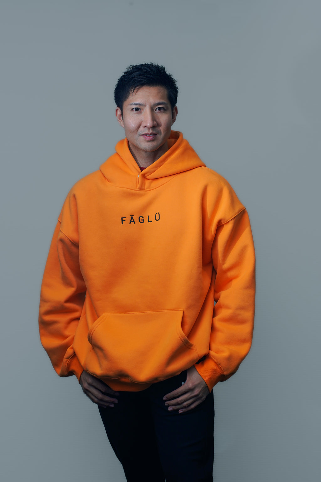 プルオーバースウェットフーディー [Orange]