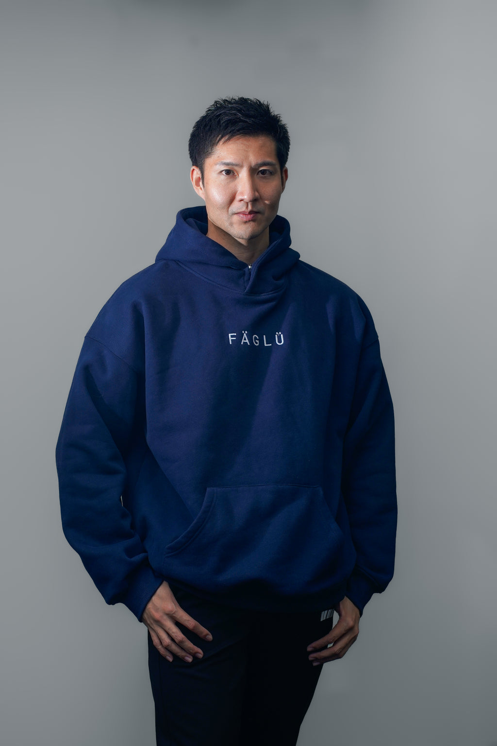 プルオーバースウェットフーディー [Navy]