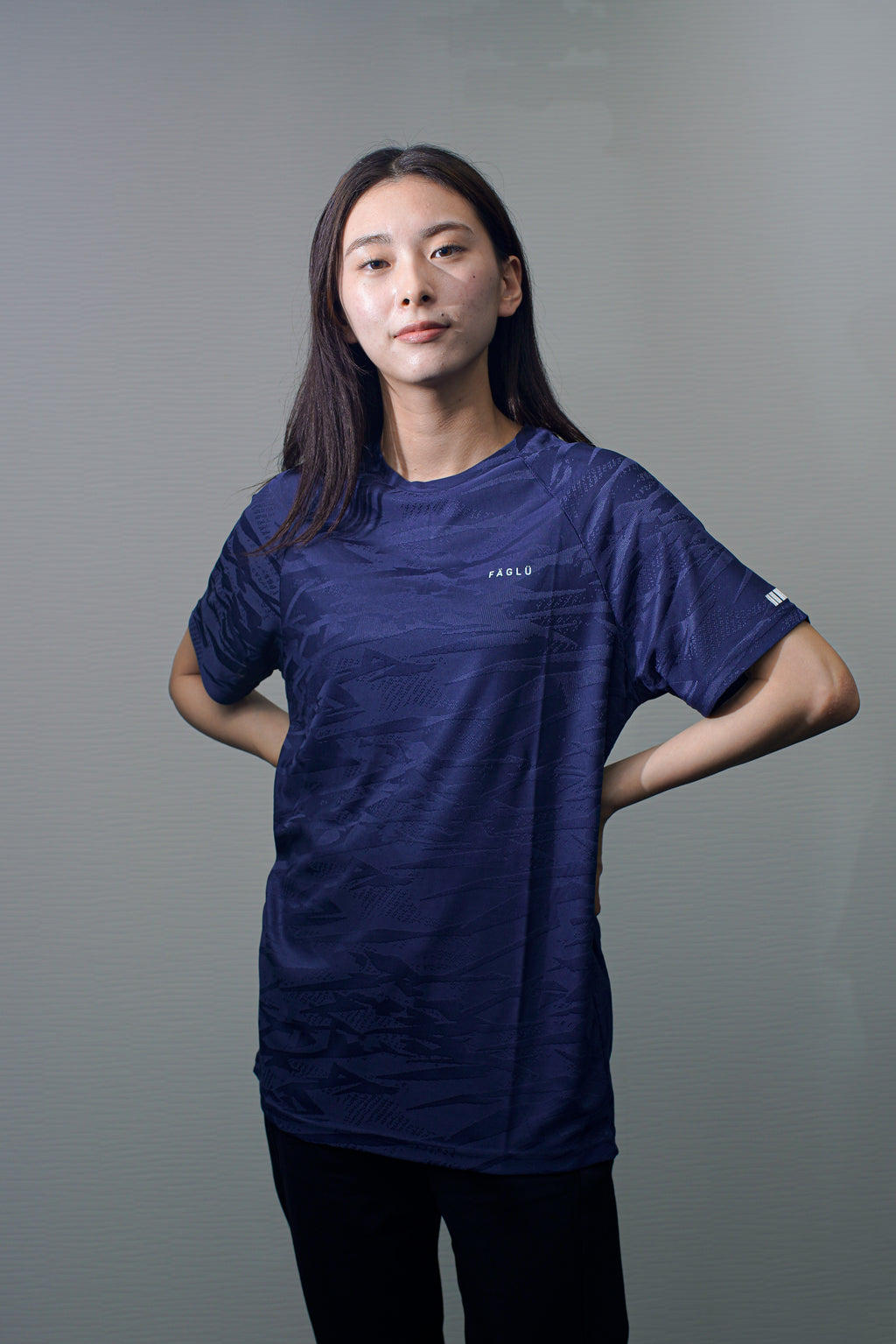 アクティブストレッチTシャツ [Navy]