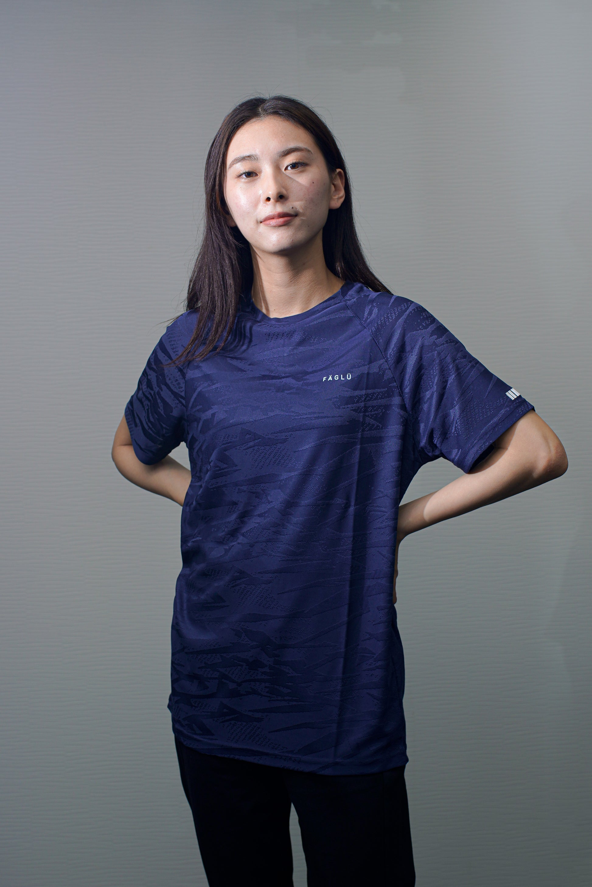 アクティブストレッチTシャツ [Navy]