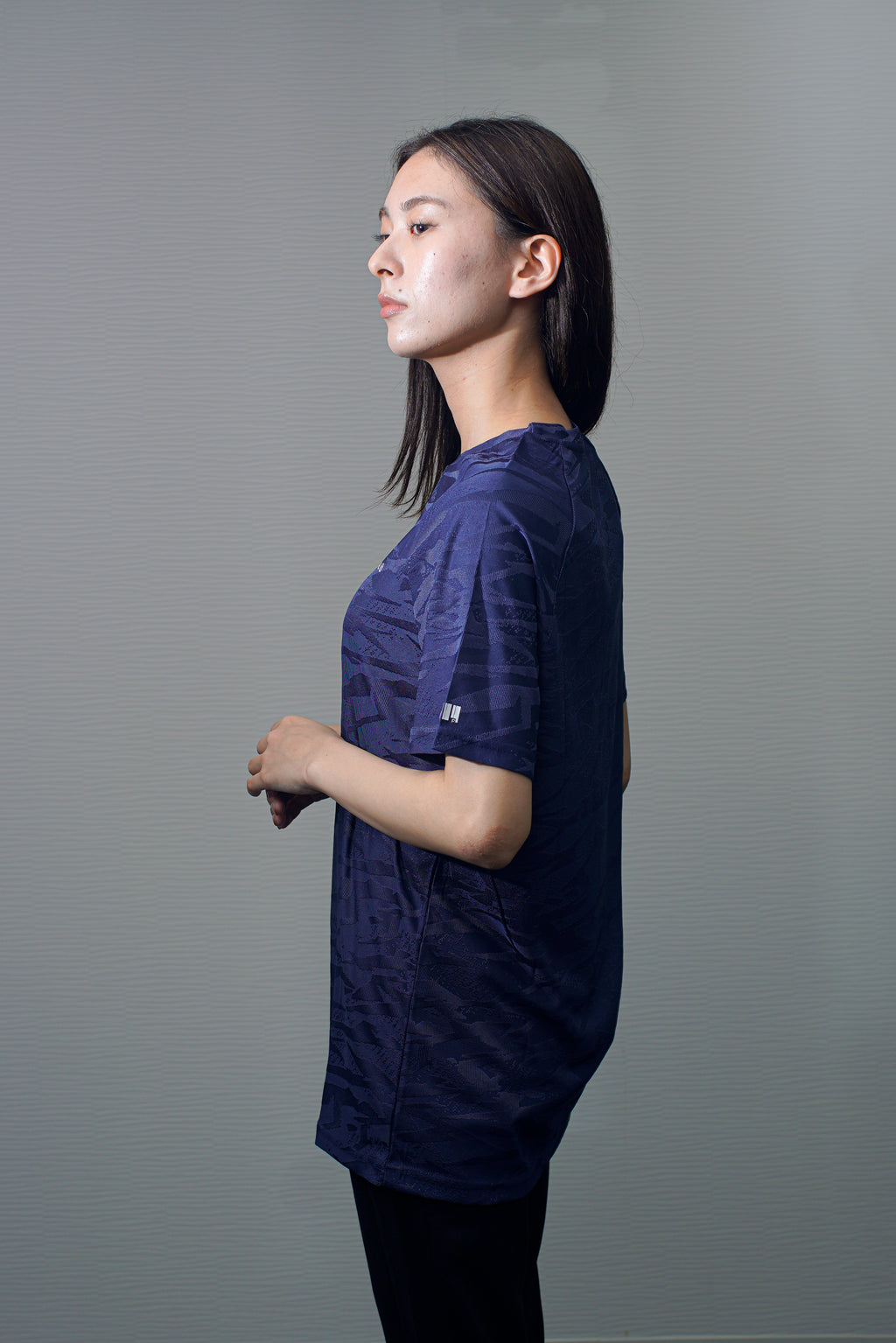 アクティブストレッチTシャツ [Navy]