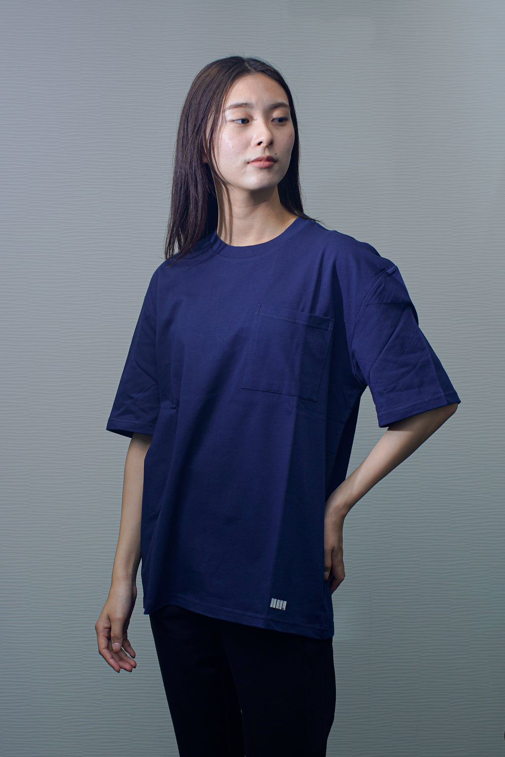 コットンオーバーサーズTシャツ [Navy]