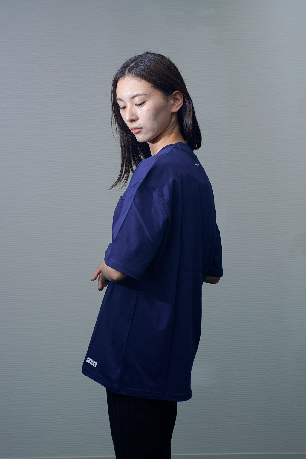 コットンオーバーサーズTシャツ [Navy]