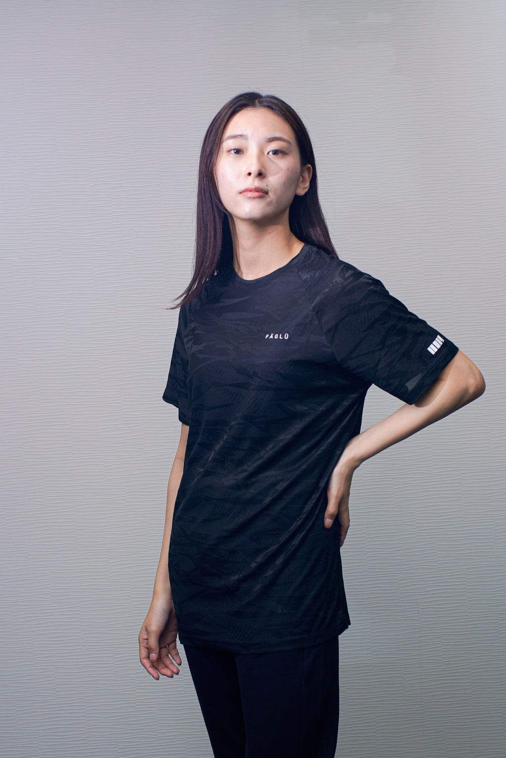 アクティブストレッチTシャツ [Black]